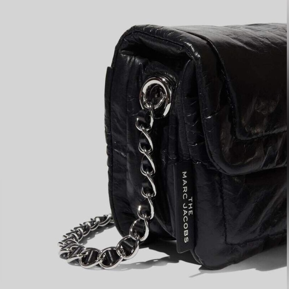 Marc Jacobs Leather Pillow Handbag Mini Quilted w/ Free Marc Jacobs Wallet